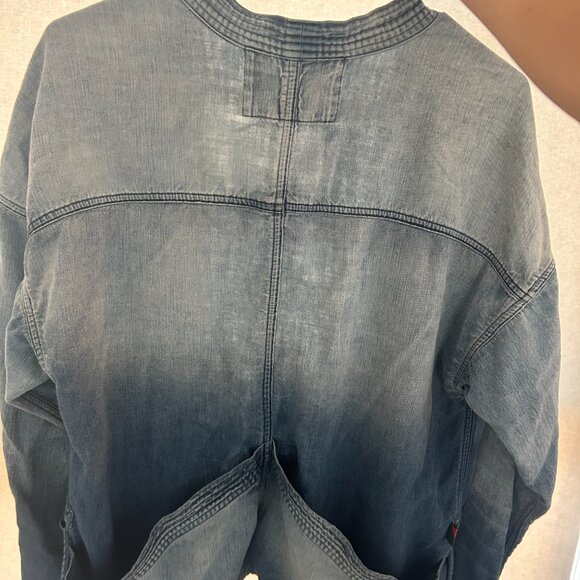 Freecity Blue Denim Open-Front Top - Picture 9 of 9